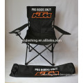 Latest black metal folding camping chair for sale